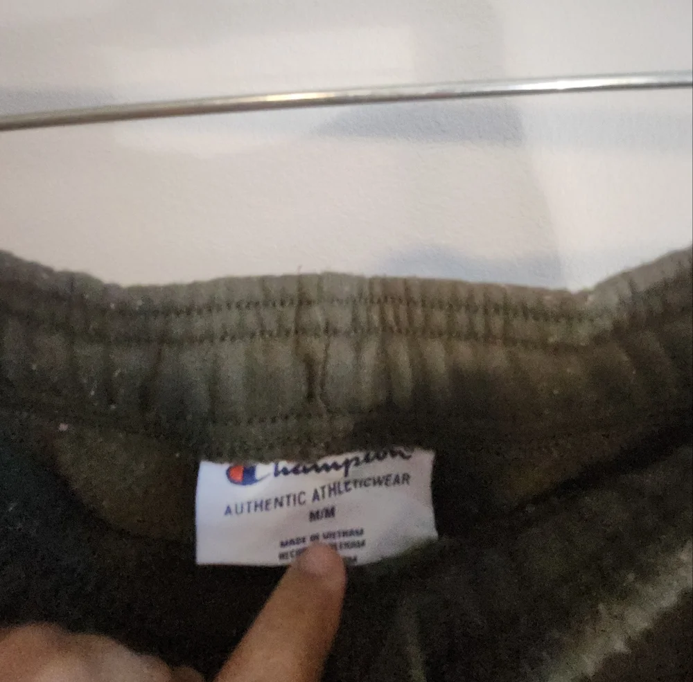 Champion Men's Dark Green Joggers